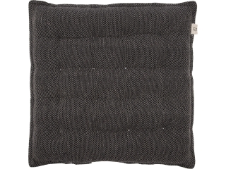 Perna scaun ERNST, 40x40 cm, bumbac 100%, negru/bej