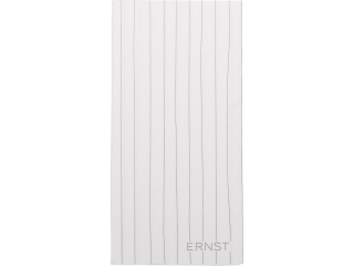 Servetele ERNST, 10x20 (40x40) cm, hartie, cu dungi, alb/gri