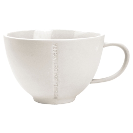 Ceasca ceai 50cl ERNST, d12.3 h7.8 cm, ceramica, alb
