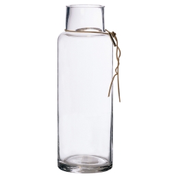 Vaza ERNST, d10 h34 cm, sticla, transparent