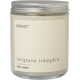 Lumanare parfumata ERNST Gradina dorului 200g, d7.2 h9.2 cm, ceara de soia, alb natur