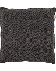 Perna scaun ERNST, 40x40 cm, bumbac 100%, negru/bej